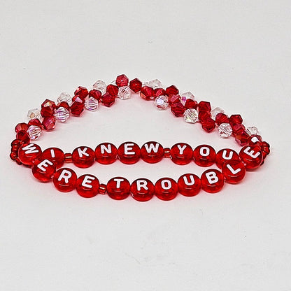 I Knew You Were Trouble Friendship Bracelet
