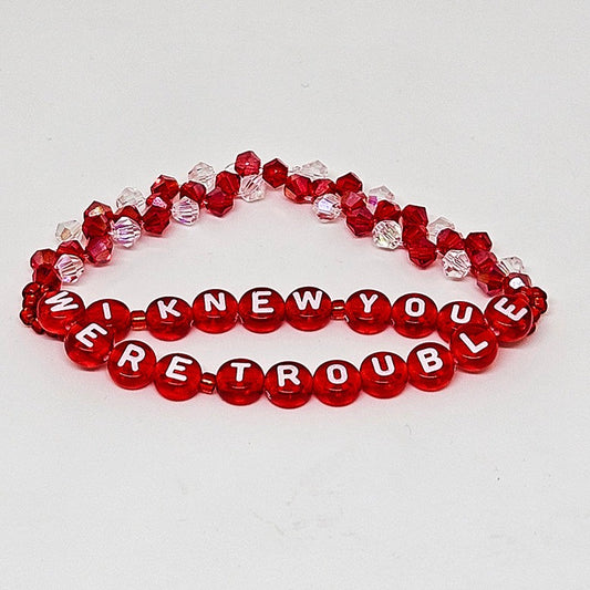 I Knew You Were Trouble Friendship Bracelet