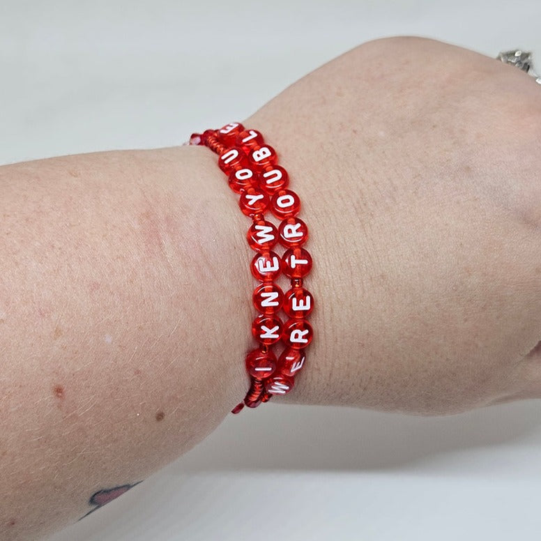 I Knew You Were Trouble Friendship Bracelet
