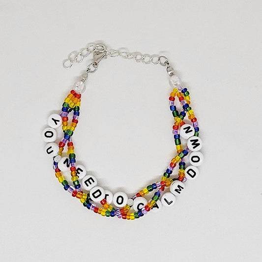 You Need To Calm Down Braided Friendship Bracelet