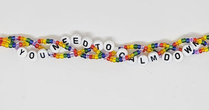 You Need To Calm Down Braided Friendship Bracelet