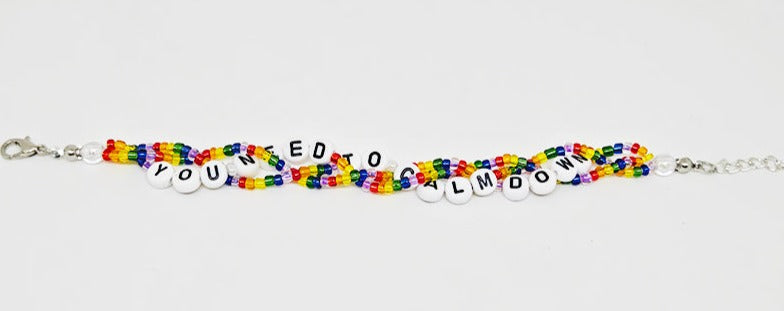 You Need To Calm Down Braided Friendship Bracelet