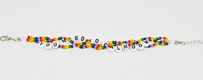You Need To Calm Down Braided Friendship Bracelet
